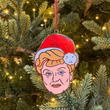 Load image into Gallery viewer, Christmas, She Wrote Jessica Fletcher Hard Enamel Christmas Ornament