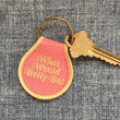 Load image into Gallery viewer, What Would Dolly Do? Patch Keychain