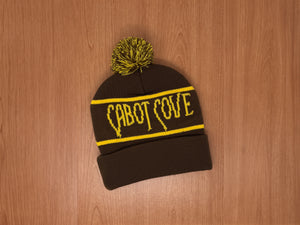 Cabot Cove Knit Beanie with Pom Pom