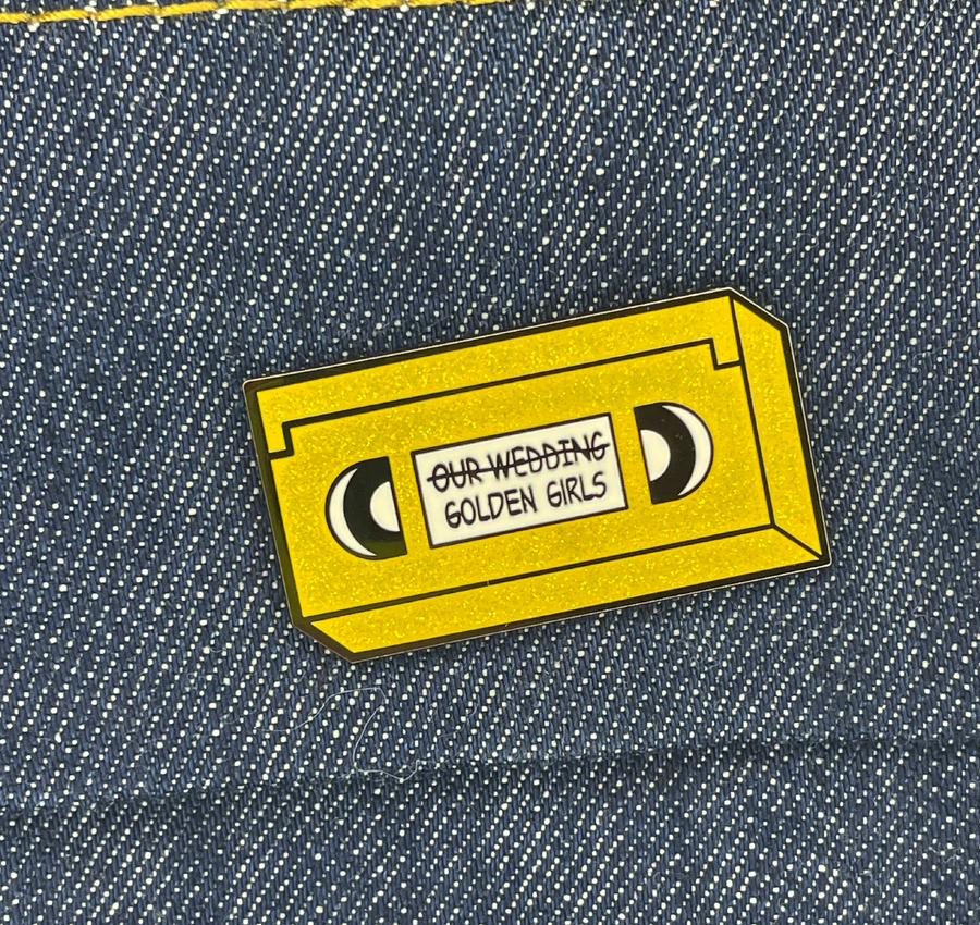 Golden Girls VHS Enamel Pin