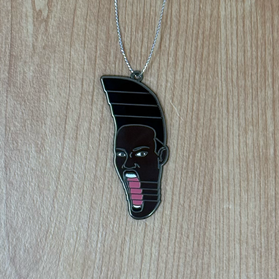 Grace Jones Hard Enamel Christmas Ornament