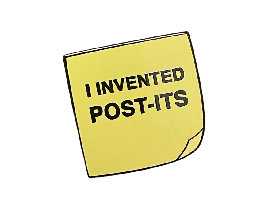 twistedEGOS I Invented Post-its Enamel Pin