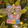 Load image into Gallery viewer, Have A Romy &amp; Michele Christmas Hard Enamel Christmas Ornament
