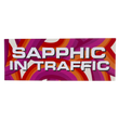Load image into Gallery viewer, Sapphic in Traffic Bumper Sticker
