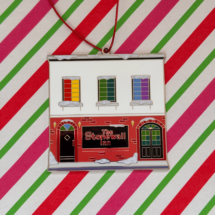 Stonewall Inn Hard Enamel Christmas Ornament