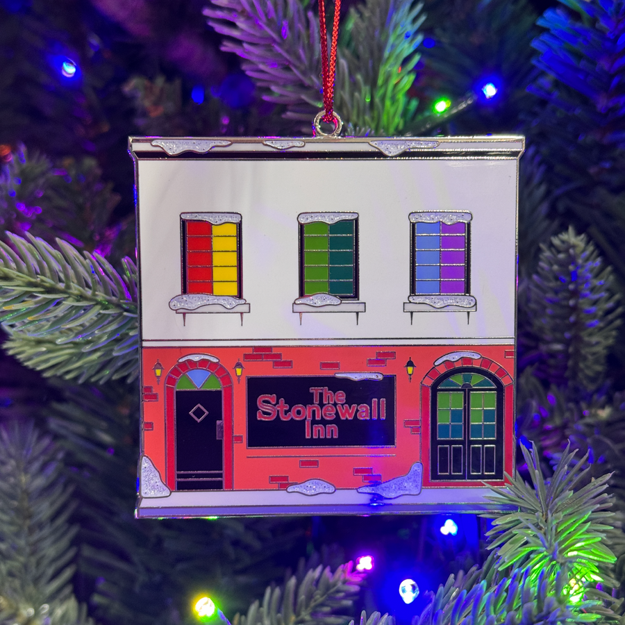 Stonewall Inn Hard Enamel Christmas Ornament
