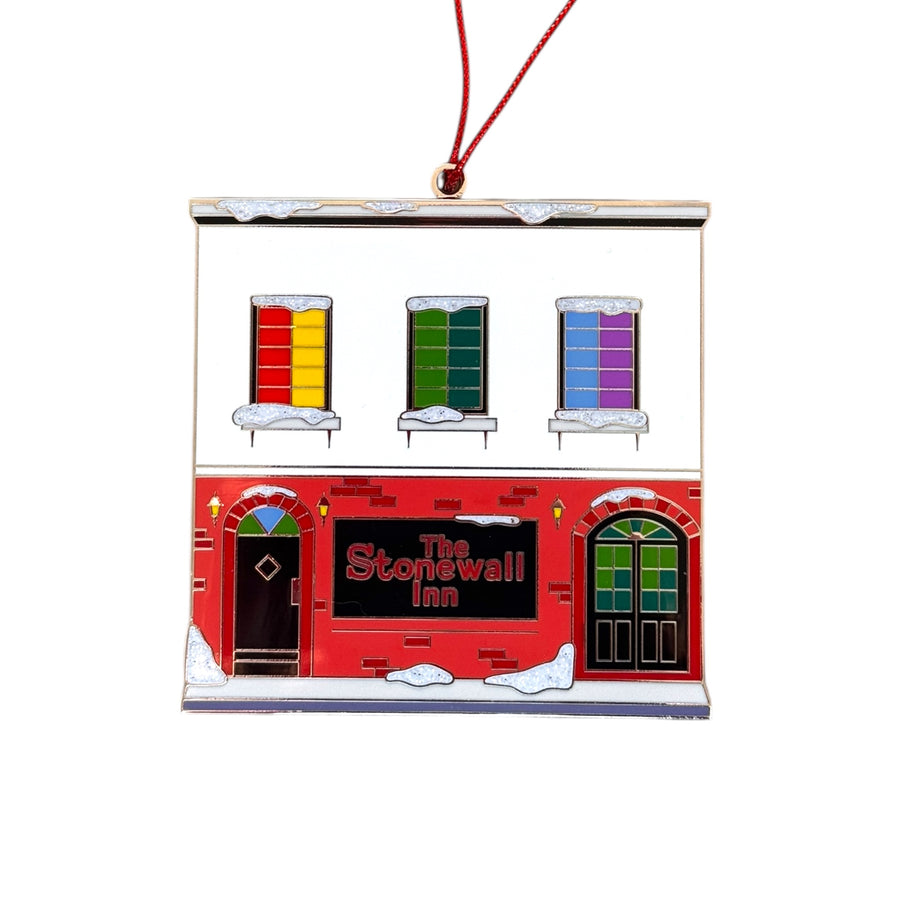 Stonewall Inn Hard Enamel Christmas Ornament