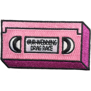 Drag Race VHS tape iron-on patch - twistedEGOS