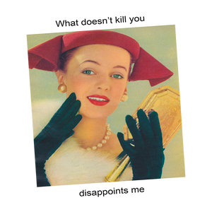 Disappoints Greeting Card - twistedEGOS