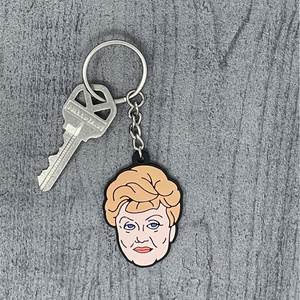 JB Fletcher Soft PVC Rubber Keychain