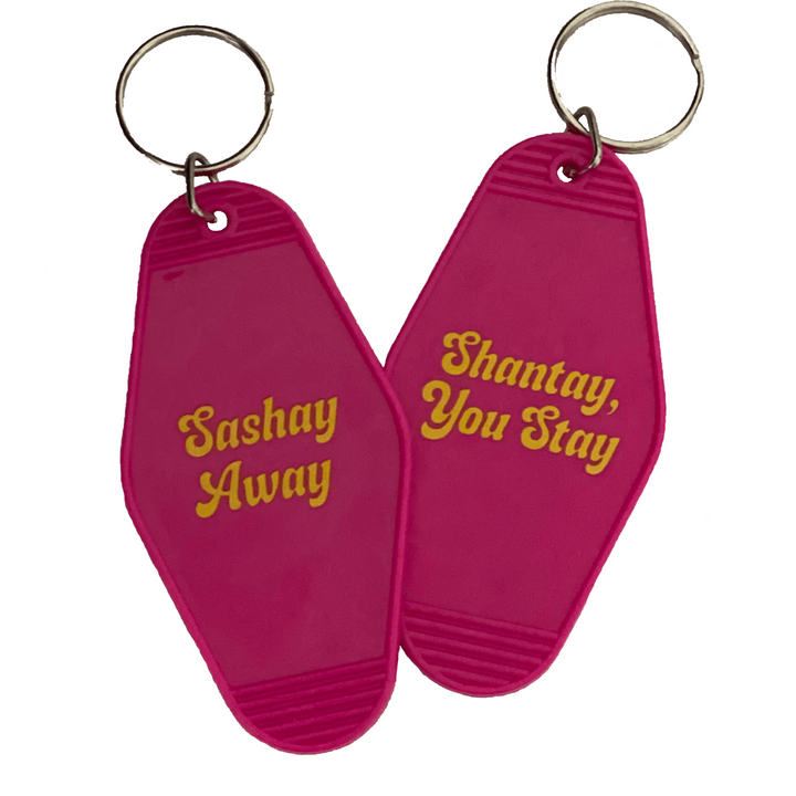 Sashay Away / Shantay, You Stay Drag Race Key Tag - twistedEGOS