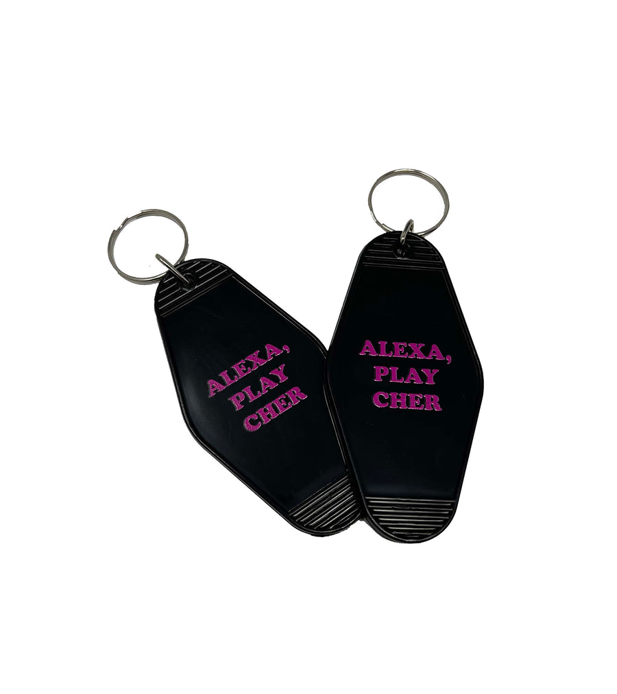 Alexa, Play Cher Motel Key Tag - twistedEGOS