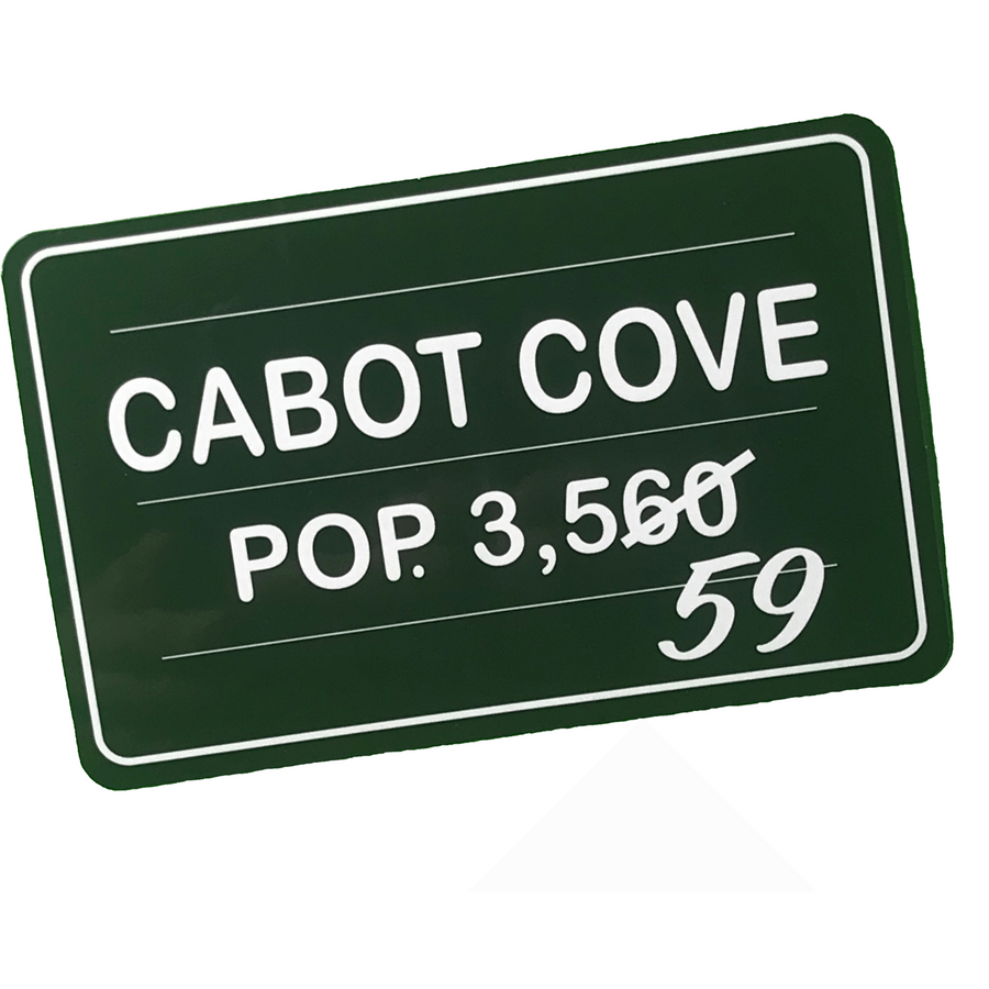 Cabot Cove - Murder She Wrote Sticker 2-Pack - twistedEGOS